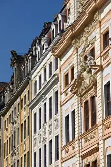 Leipzig Prints: Germany, Sachsen, Leipzig. Katharinenstrasse buildings