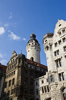 Leipzig Prints: Germany, Sachsen, Leipzig. New Town Hall