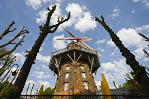 Bremen Prints: Germany, State of Bremen, Bremen. Town Windmill