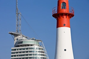 GERMANY, State of Bremen, Bremerhaven. Atlantic Sail City Building