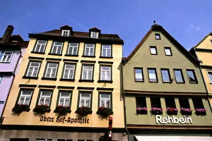 Images Dated 30th June 2006: Germany Wertheim Old Town by Rhine River buildings