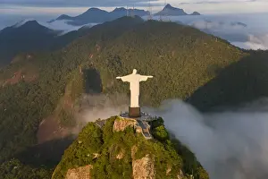 Jesus Prints: The giant Art Deco statue of Jesus, known as Cristo Redentor (Christ the Redeemer)
