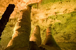 Eroded Prints: Giant Dome and the Twin Domes formations in the wondrous 8. 2-acre Big Room cave