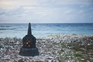 Fire Place Prints: Gili Islands, Indonesia. Gili Trawangan is the largest of the Gili islands, only