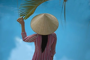 Nha Trang Prints: Girl with conical hat