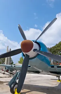 Images Dated 2029: Giron Cuba at Bay of Pigs Museum heroes and US conquest with airplane from war
