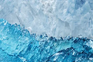Aqua Prints: Glacial ice, LeConte Bay, Alaska