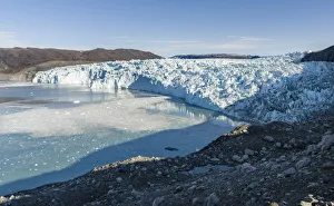 Images Dated 2nd September 2017: Glacier Eqip (Eqip Sermia) in western Greenland, Denmark