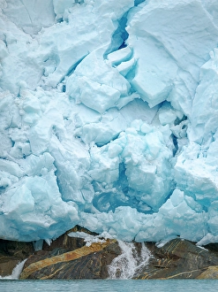 King Christian Ix Land Prints: Glacier northeast of Isertoq (Bussemand glacier) near Tasiilaq close to Sermilik (Sermiligaaq)