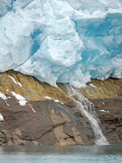 King Christian Ix Land Prints: Glacier northeast of Isertoq (Bussemand glacier) near Tasiilaq close to Sermilik (Sermiligaaq)