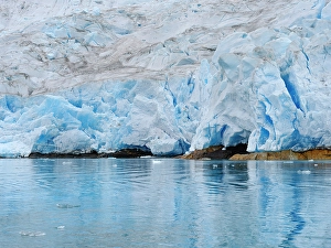 King Christian Ix Land Prints: Glacier northeast of Isertoq (Bussemand glacier) near Tasiilaq close to Sermilik (Sermiligaaq)