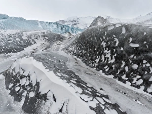 Images Dated 24th February 2015: Glacier Skaftafelljoekull in the Vatnajoekull NP during winter. europe, northern europe