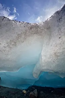 Images Dated 5th October 2009: Glacier snout of Schlatenkees. The Schlatenkees is one of the biggest glaciers in Austria
