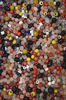 Glass beads for sale, Khan el Khalili Bazaar, Cairo, Egypt