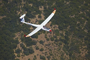 Aviation Prints: Glider Pilot Eduard Supersperger (Austria), Racing in FAI World Sailplane Grand Prix