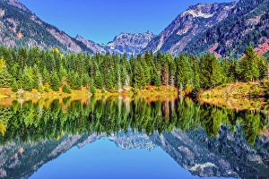 New Images March 2024 Part 1 Prints: Gold Lake reflection Mount Chikamin