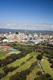 Office Block Prints: Golf Course, River Torrens and Central Business District