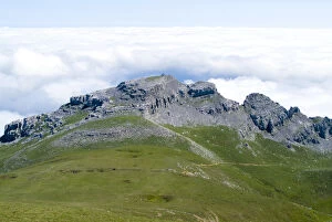 Gorbea Natural Park. Aldamin mount view from Gorbea mount. Biscay province. Basque Country