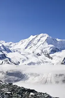 Images Dated 21st June 2010: Gornergrat Peak, Switzerland. Monte Rosa Massif from Gronergrat