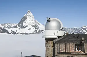 Images Dated 22nd June 2010: Gornergrat Peak, Switzerland. Observatory at summit of Gronergrat