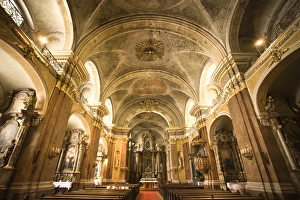 Images Dated 29th June 2007: Gothic style Franciscan Church of Pest built in 1250, Central Budapest, Capital of Hungary