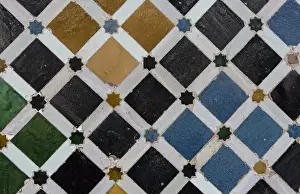 Images Dated 2028 November: Granada Spain Alhambra Gardens of the Generalife close up detail of architecture in Nasrid Palace