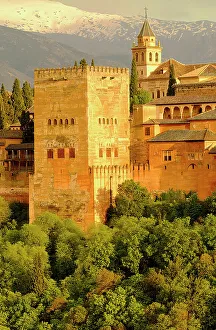 Painterly Prints: Granada, Spain, La Alhambra