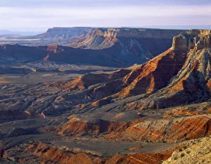 Stark Prints: Grand Canyon-Parashant National Monument, Arizona. USA. Burnt Canyon Point & Fort