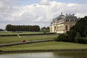 Mansion Prints: The Grand Stables of Chateau de Chantilly. Chantilly. France