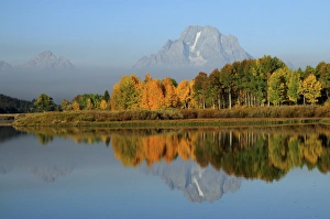 Grand Tetons Prints: Grand Tetons in Autumn from the Oxbow, Grand Teton National Park, Wyoming, USA