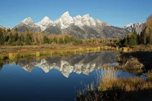 Ken Archer Prints: Grand Tetons Reflecting in Beaver Pond