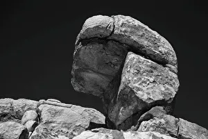 Mojave And Colorado Desert Bios Prints: Granite Boulders, Joshua Tree National Park, California