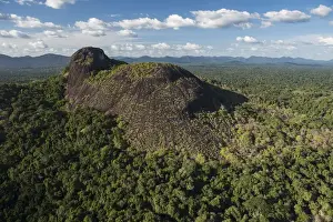 Outcrop Prints: Granite Outcrop Savanna South Rupununi GUYANA South America