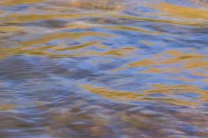 Images Dated 7th June 2013: Graphic reflections on river surface, Lower Deschutes River, Central Oregon, USA