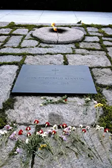 Grave Prints: The grave site of President John F