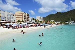 Boardwalk Prints: Great Bay Beach, Philipsburg, St. Maarten