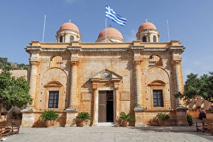 Patriotism Prints: Greece, Crete, Akrotiri. Agia Triada (Holy Trinity) Monastery