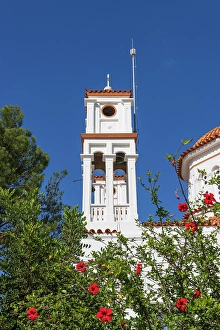 Bell Tower Prints: Greece, Crete, Aptera. Small Eastern Orthodox Church. Saint Nikolas