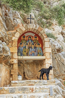Images Dated 1st June 2024: Greece, Crete, Chania. 15th century Greek Orthodox monastery of St