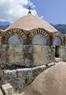 Byzantine Prints: Greece, Crete, Episkopi. Byzantine Church of Agios Georgios (Saint George) was built c