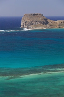 Images Dated 3rd June 2006: GREECE-CRETE-Hania Province-Gramvousa Peninsula: Balos Beach Coast View