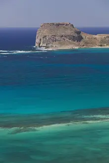 Images Dated 3rd June 2006: GREECE-CRETE-Hania Province-Gramvousa Peninsula: Balos Beach Coast View