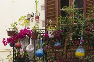Decorative Prints: GREECE, CRETE, Hania Province, Hania: Hania Balcony