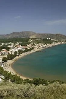 Images Dated 1st June 2006: GREECE, CRETE, Hania Province, Kalyves: Kalyvia Bay Resort Town, Waterfront View