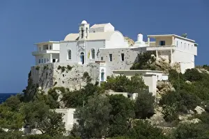Images Dated 3rd June 2006: GREECE, CRETE, Hania Province, Moni Chrysoskalitissa: SW coast monastery (rebuilt 1855)