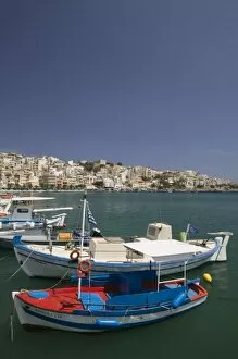 Images Dated 27th May 2006: GREECE, CRETE, Lasithi Province, Sitia: Town View from Harbor