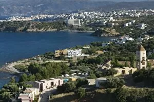 Images Dated 28th May 2006: GREECE, CRETE, Lasithi Province, Agios Nikolaos: Tourist Hotel Area / Late Afternoon