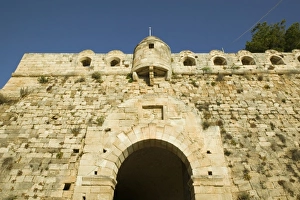 Images Dated 30th May 2006: GREECE, CRETE, Rethymno Province, Rethymno: 16th century Fortress Details / Morning