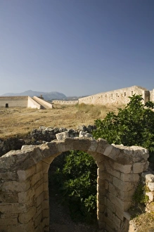 Images Dated 30th May 2006: GREECE, CRETE, Rethymno Province, Rethymno: 16th century Fortress Details / Morning