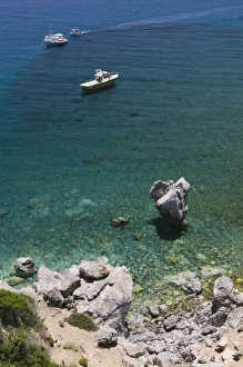 Images Dated 30th May 2006: GREECE, CRETE, Rethymno Province, Preveli: View of Preveli Beach also known as Paralia
